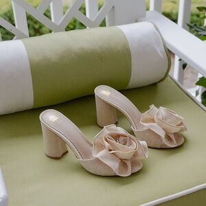 Antonio Melani
x Style by Simkins Blake Flower Ornament Dress Slide Sandals New